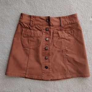 Madewell Patch-Pocket Skirt